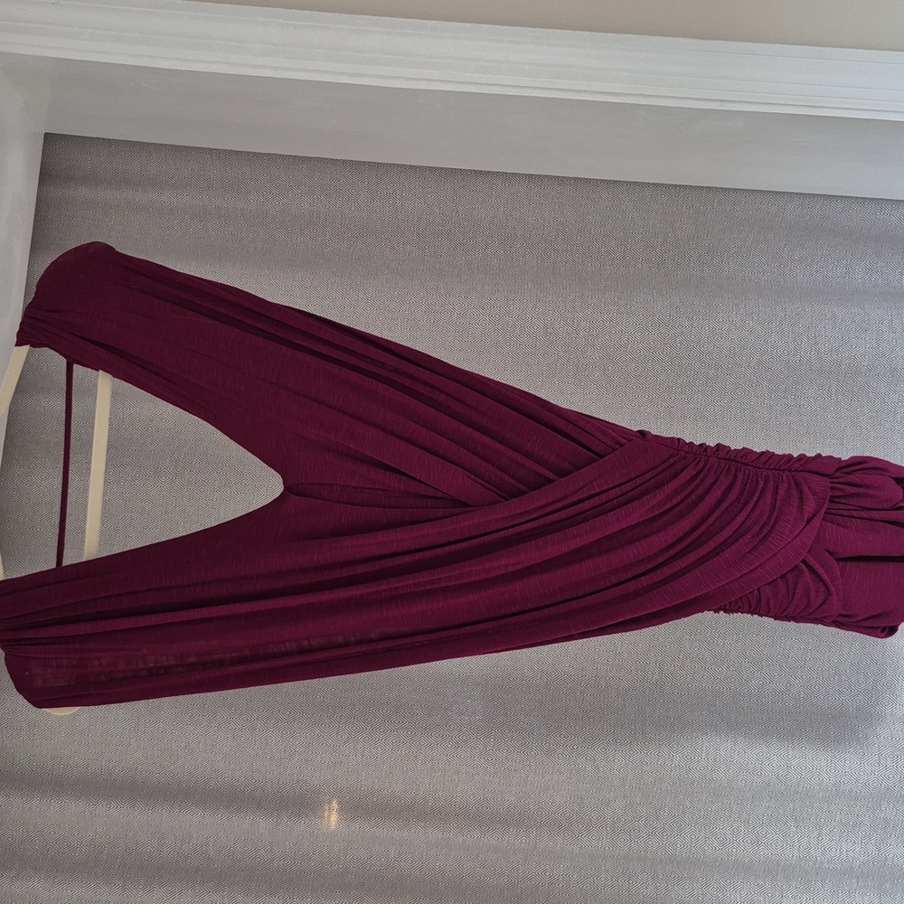Body hugging Wine Dress